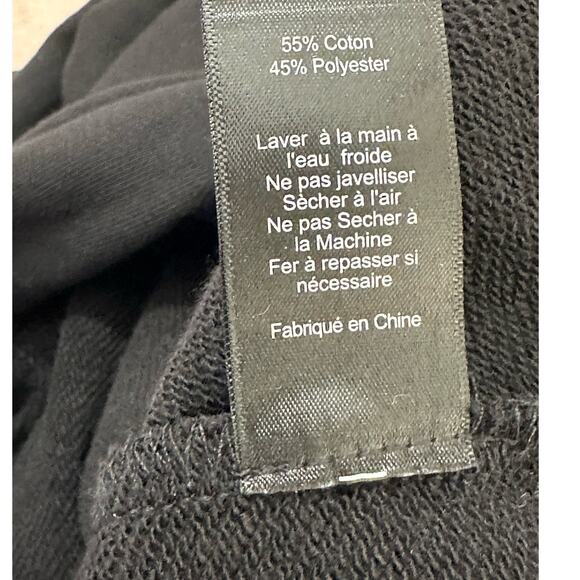 ASTR The Label Black Moxie Cropped Twist Front Top Size Small - Picture 4 of 11